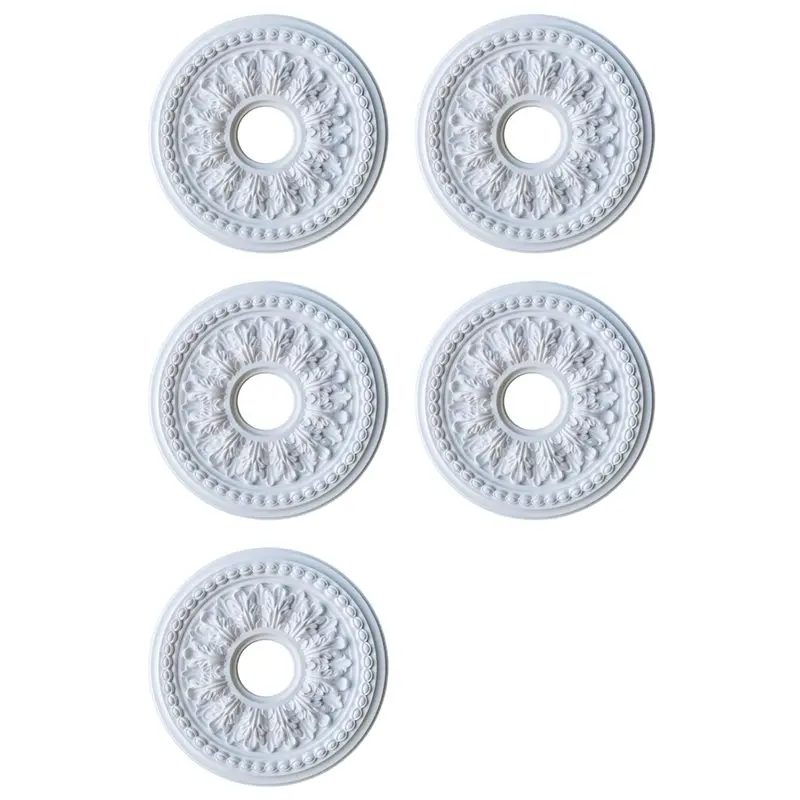 

A84E-5X домашний круглый декоративный потолочный вентилятор из искусственной кожи, крышка лампы, украшение в форме потолка, простая установка, лампа, панель потолочного освещения