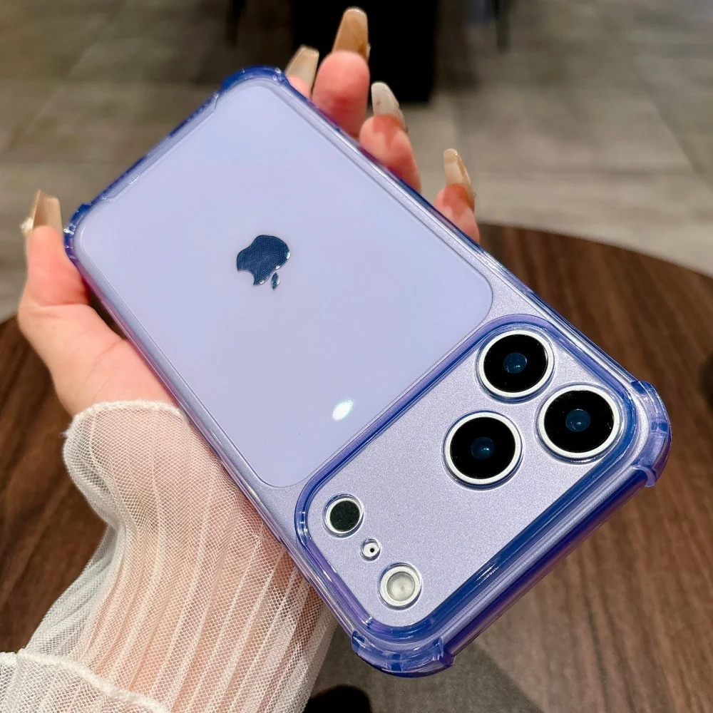 Stoßfeste Neon-Soft-TPU-Klarhülle für iPhone 17 Pro Max 16 15 14 13 12 11 XR XS X 7 8 Plus mit Kameraschutz aus Silikon – Detail 15