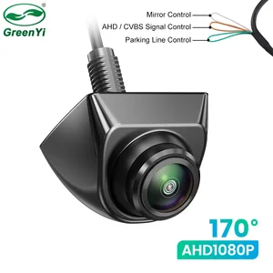 Greenyi-Rear Vision Camera Adjustable car, 360 °, AHD, 1920x1080, mini side, front, backup, 170 ° Fisheye Lens, night vision, reverse vehicle 6 Main Sales Kit Camera 360 CAR - №6