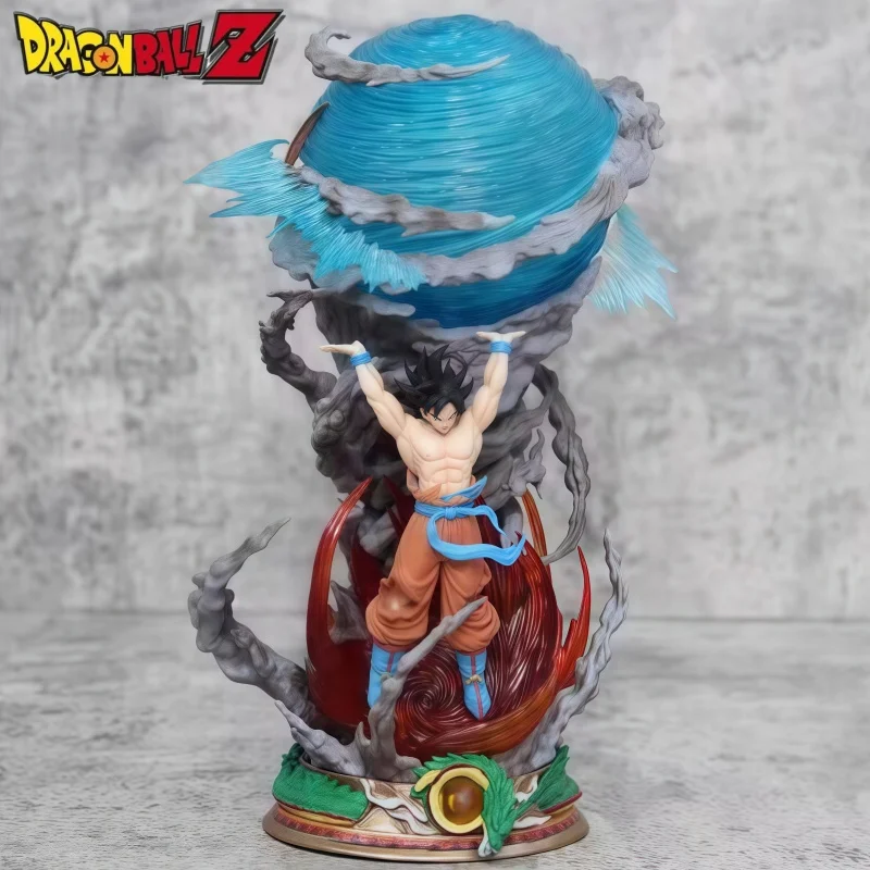 

23cm Dragon Ball Son Goku Genki Dama Anime Led Lamp Collectible Statue Desk Decor Gift Men Boys Glow In The Dark Action Figure