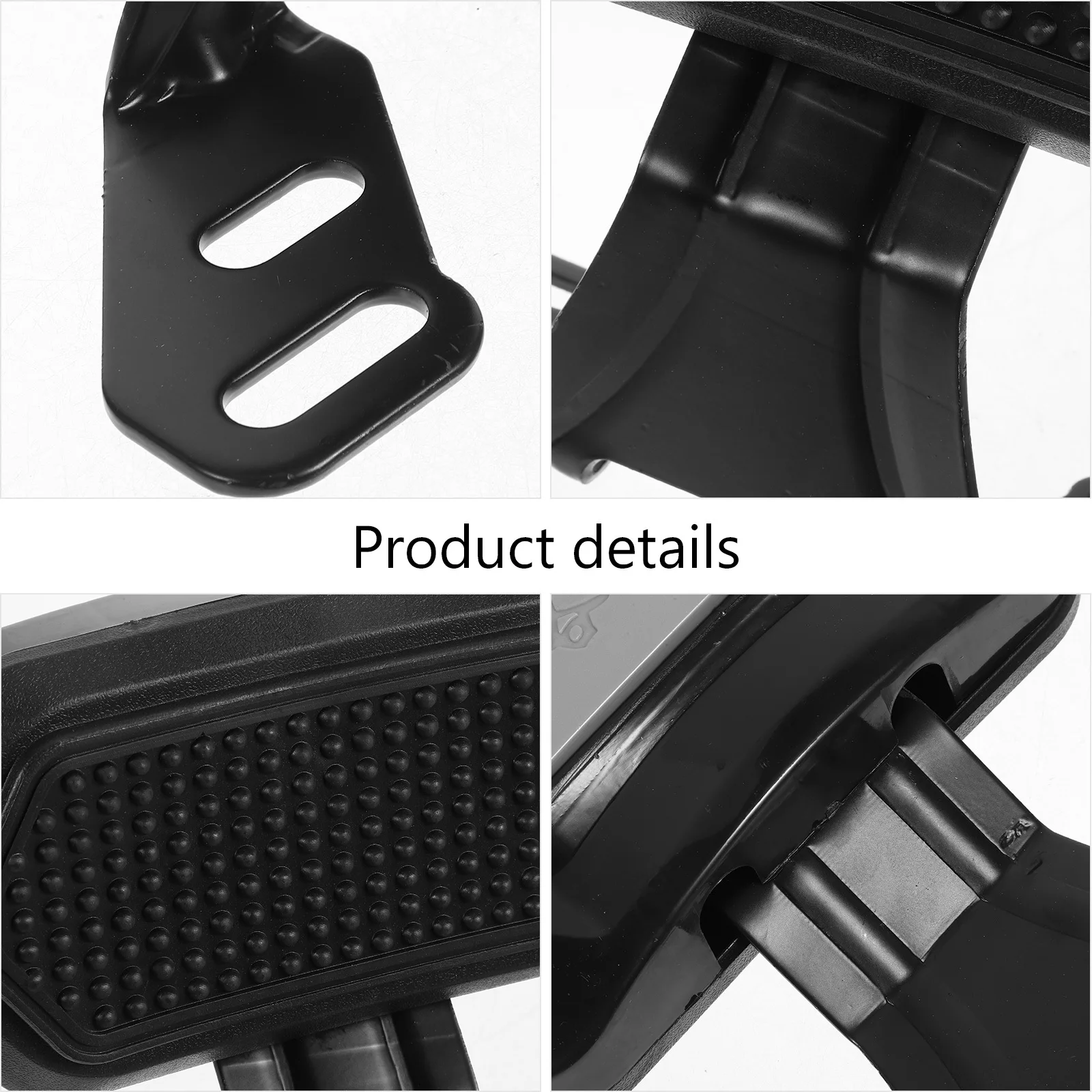 

Motorcycle Passenger Backseat Pad Stainless Steel PP Detachable Rear Backrest Comfortable Support Scooter Backrest Motorcycle