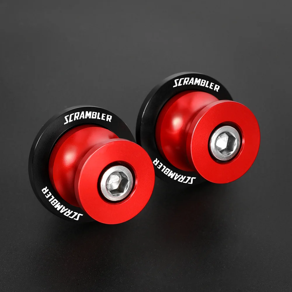 FOR Ducati SCRAMBlER 1100 800 400 2019 2020-2023 2022 6MM Motorcycle Swing Arm Stand Screw Swingarm Spools Sliders Accessories