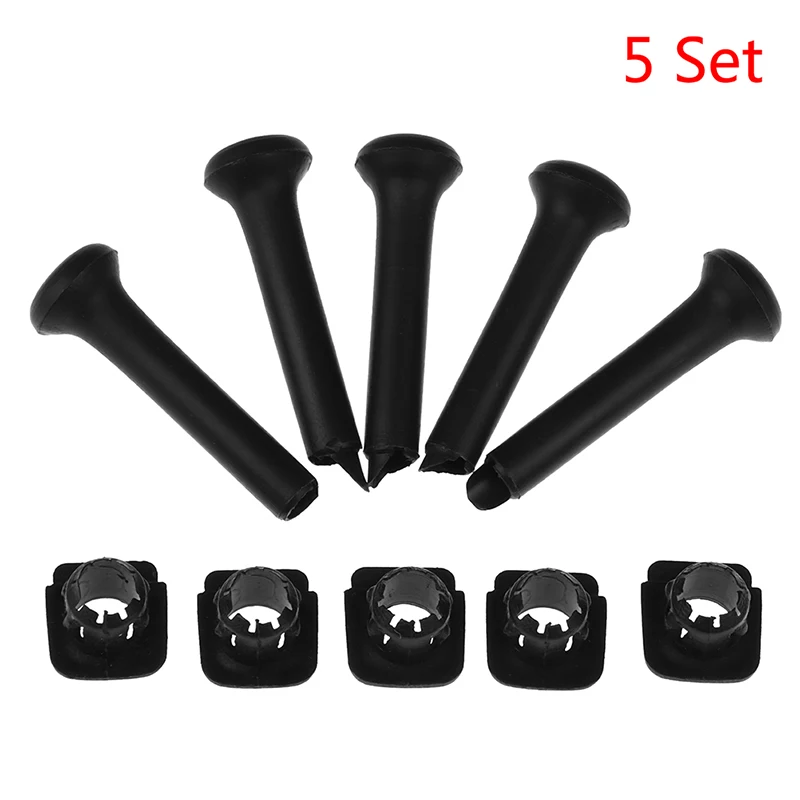 

5Set Car Door Safety Lock Button Base Locking Knob For Golf Mk2 Mk3 2 3 Scirocco B2 191837187