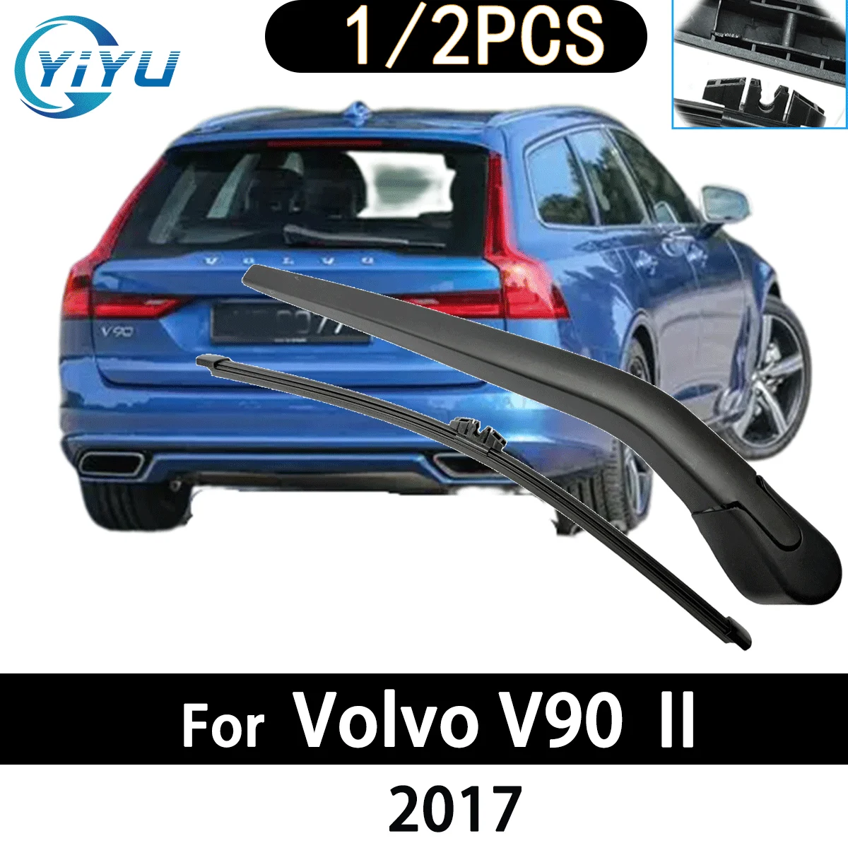 1/2PCS Auto Heckscheibe Wischerarm Wischerblatt für Volvo V90 II 2007 Auto Zubehör Zubehör