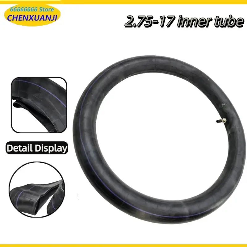 Off road motorcycle inner tube 2.75-17 straight nose front and rear inner tubes butyl rubber material tyre