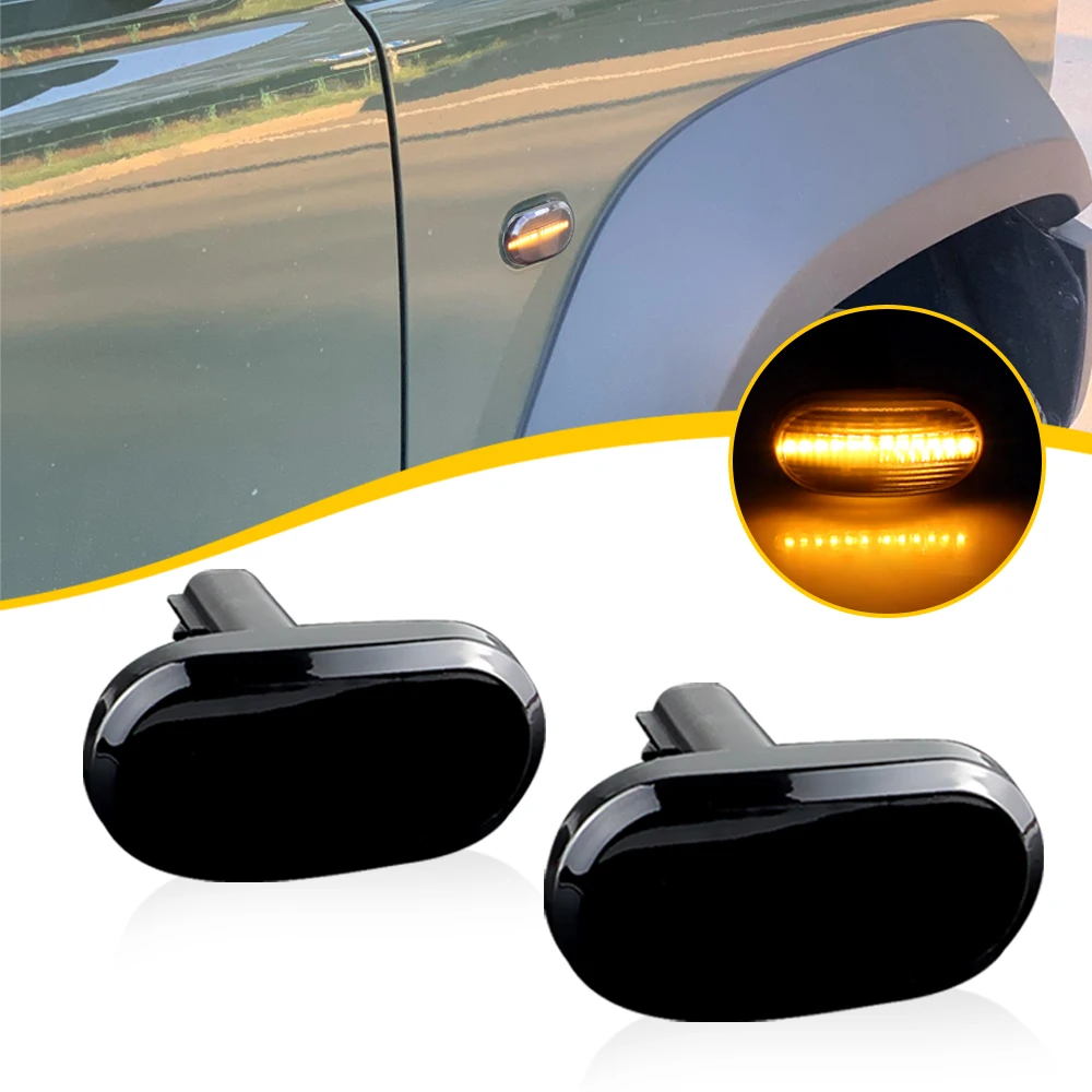 

2 шт. светодиодный динамический боковой указатель поворота для SUZUKI JIMNY JB64W JB74W HE21S Lapin HE21S Chevrolet Cruze HR52S