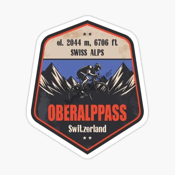 

Oberalp Pass Swiss Alps Famous Mountain Pass Scenic Car Sticker Vinyl Self-Adhesive Decorative Decal