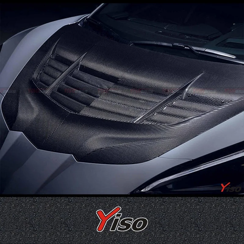 Easy Installation Carbon Fiber ZR1 Style Engine Hood for C8 Corvette Stingray Z06 Convertible Fasteners Screw Included C8 Engine