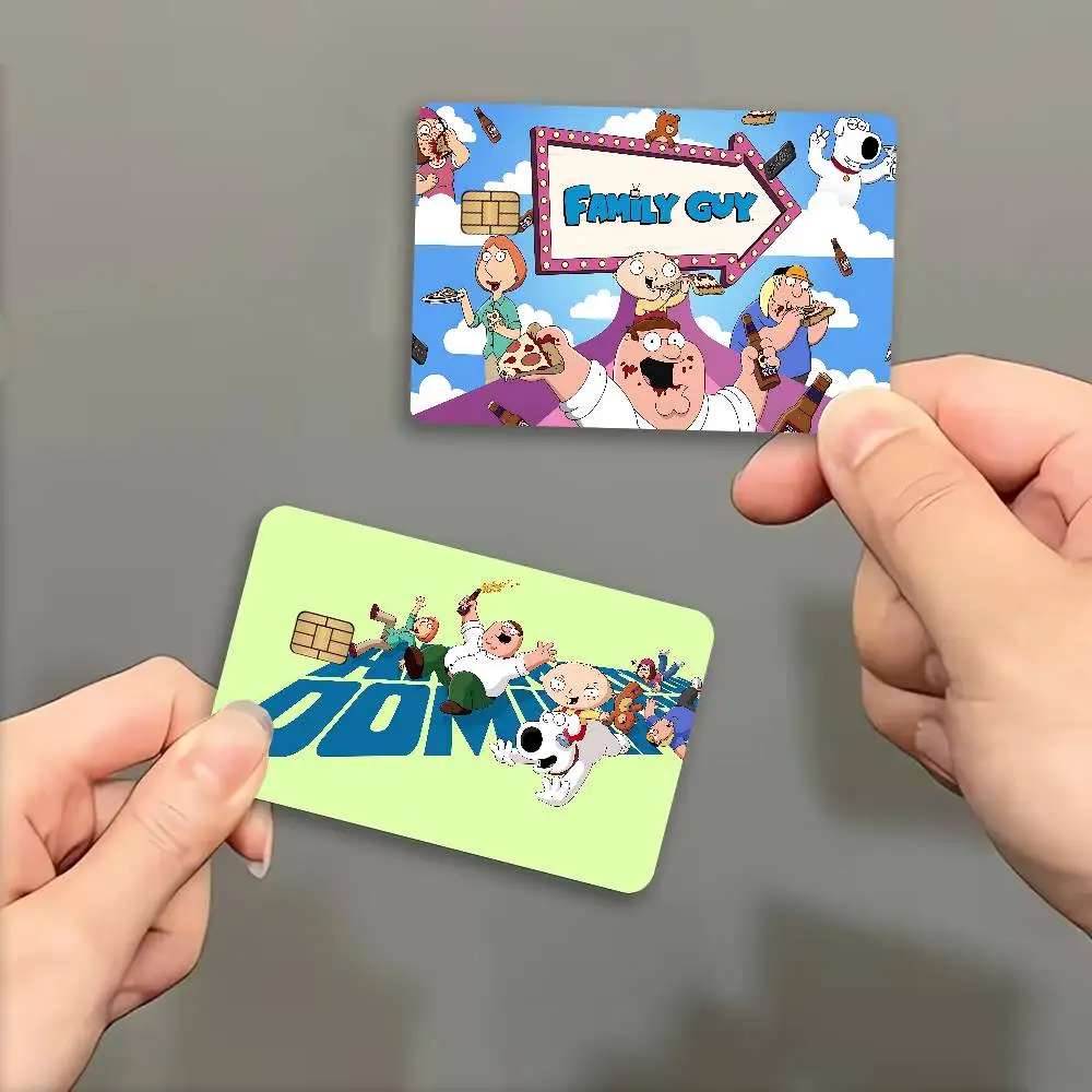 F-Family Cartoon G-Guy Diy Credit Debit Card Sticker Party Sticker Decoration Waterproof Small Chip Card Skin Sticker