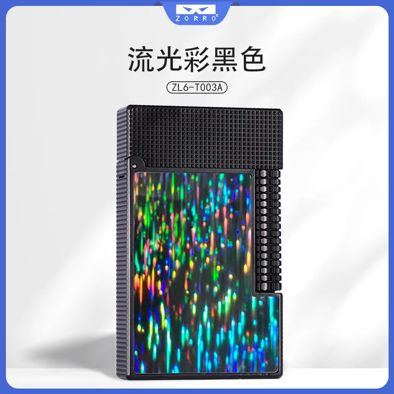 2026 Zorro Second Generation ZL6-T003 Paris Nail Ambilight Loud Sound Inflatable Lighter Side Pulley New Style