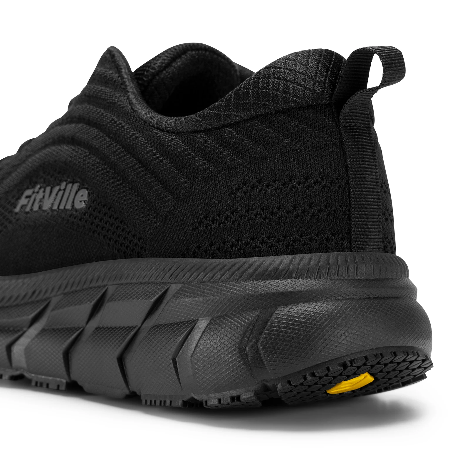 FitVille Box-Schuhe mit breiter Zehenpartie für Herren, gepolstert, gut extra breit, rutschfest, breit, leicht, atmungsaktiv, Laufschuhe – Detail 16