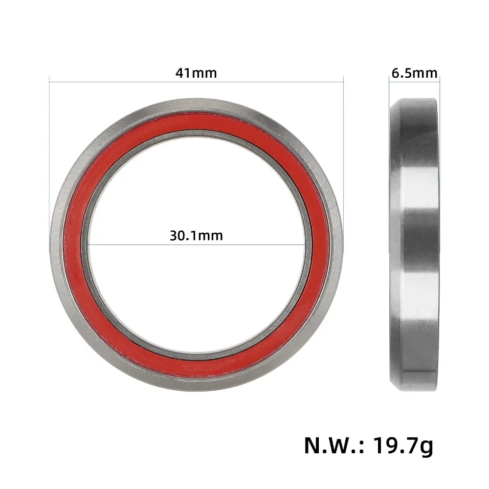 

30.15*41*6.5 Red Ring Bearing for Kukirin G2 Pro Electric Scooter Rear Wheel Bearing Replacement Parts Scooter Accessories