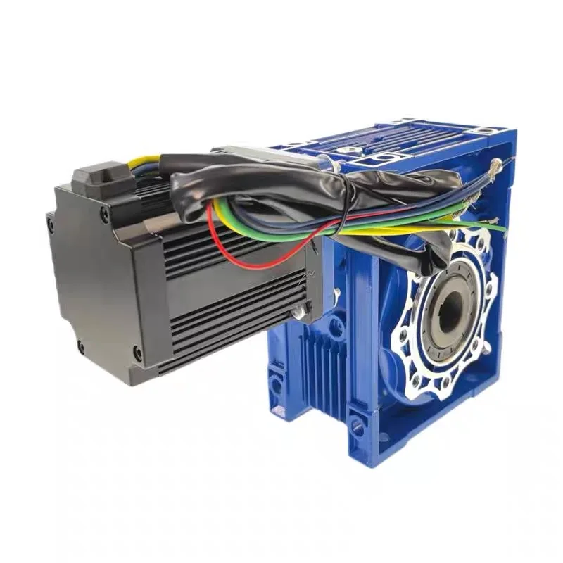 Worm Gearbox NMRV30 40  50 63 Match Brushless Dc Motor 500W 600W 800W 1000W 1500W 2000W
