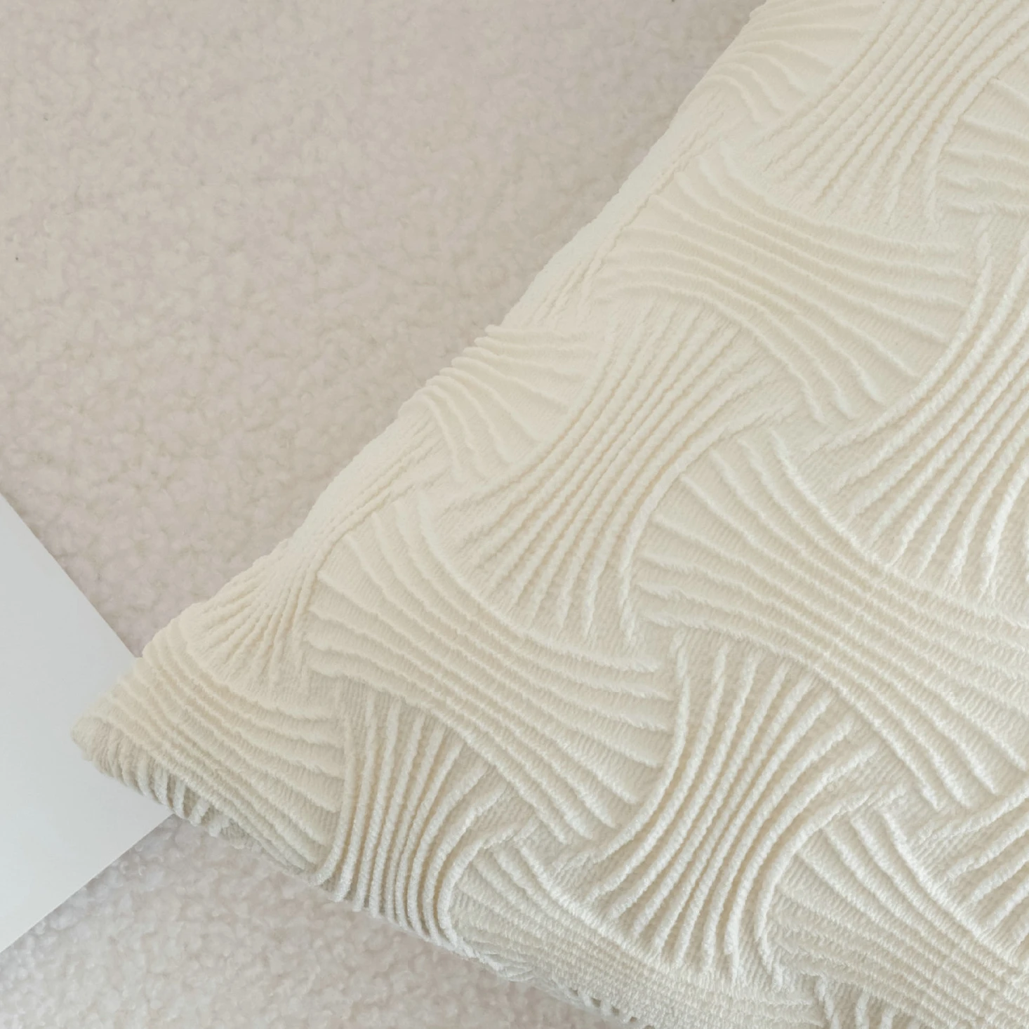 Creamy Wave Cushion Cover 45x45 50x50 30x50cm Decorative Pillowcase Super Soft Pillow Cover Quality Home Decor Room Decoration