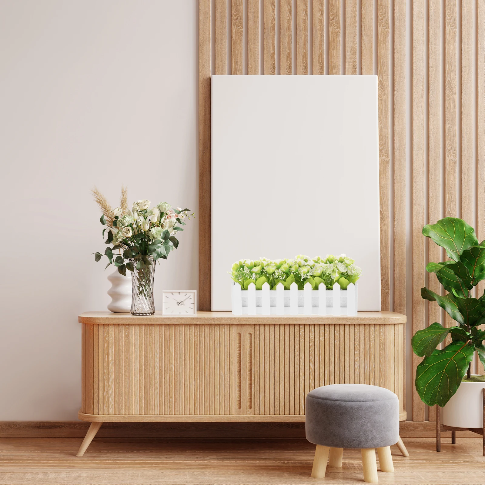 

Artificial Rose Potted Plant Faux Flower Table Decor Wedding Party Decoration Simulation Flower Home Office Ornament