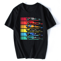 Formula 1 Racing T Shirt Fans Men T-shirt Large All Ayrton Senna Sennacars Car Team Tees Men Fitness Cotton Tshirt
