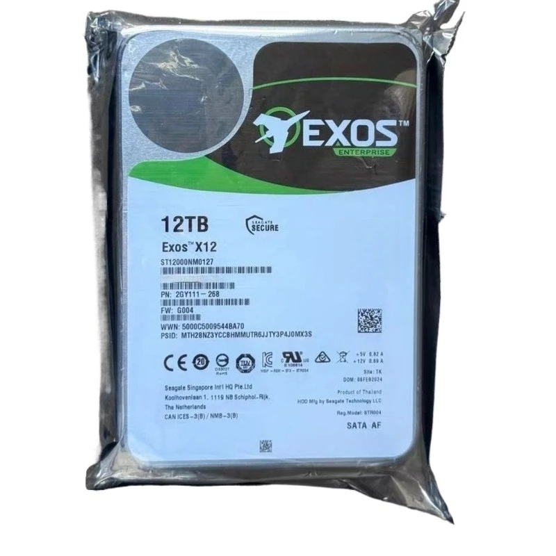 for  ST12000NM0127 EXOS X16 12TB Enterprise Level SSD 7200 12TB ENTERPRISE 256MB 3.5