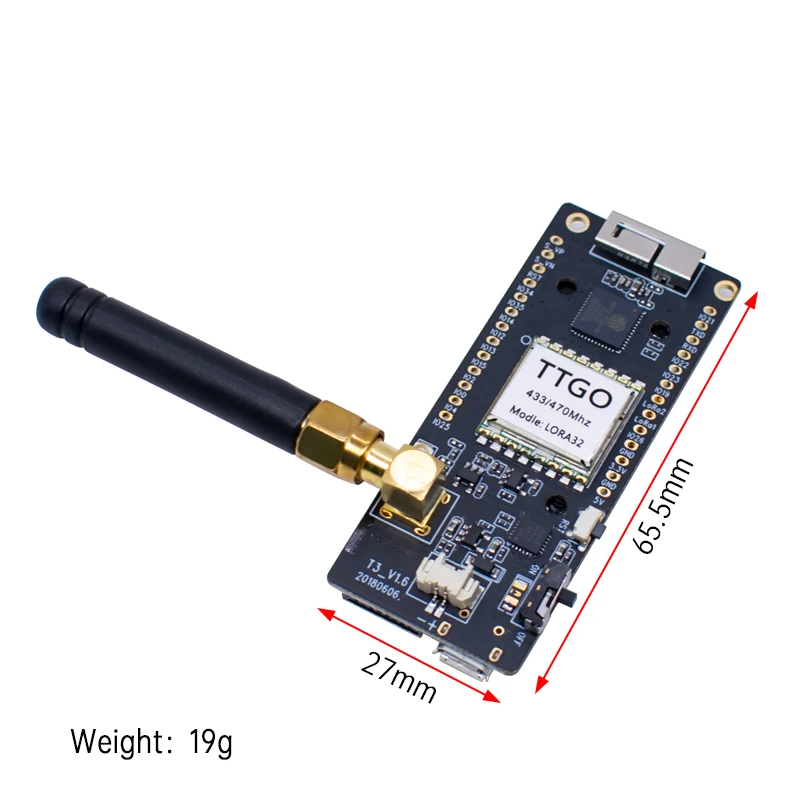 TTGO ESP32-Paxcounter LoRa32 V2.1 1.6 Version 433/868/915MHZ LoRa ESP-32 OLED 0.96 Inch SD Card Bluetooth WIFI Module