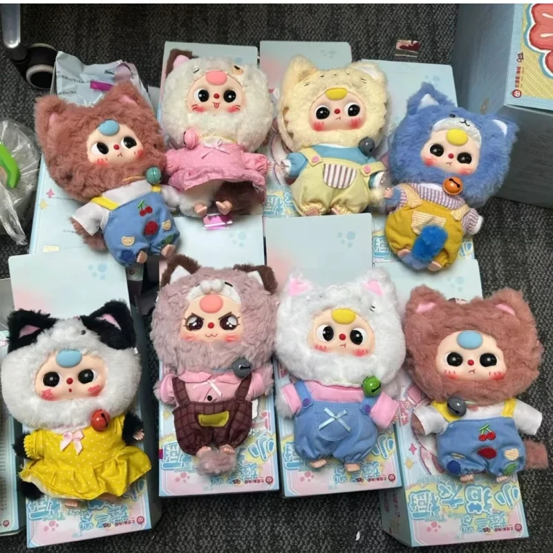 

Genuine Baby Three Cat Wardrobe Series Blind Box Plush Toy Decoration Collection Mystery Box Gift Holiday Kawaii Gifts