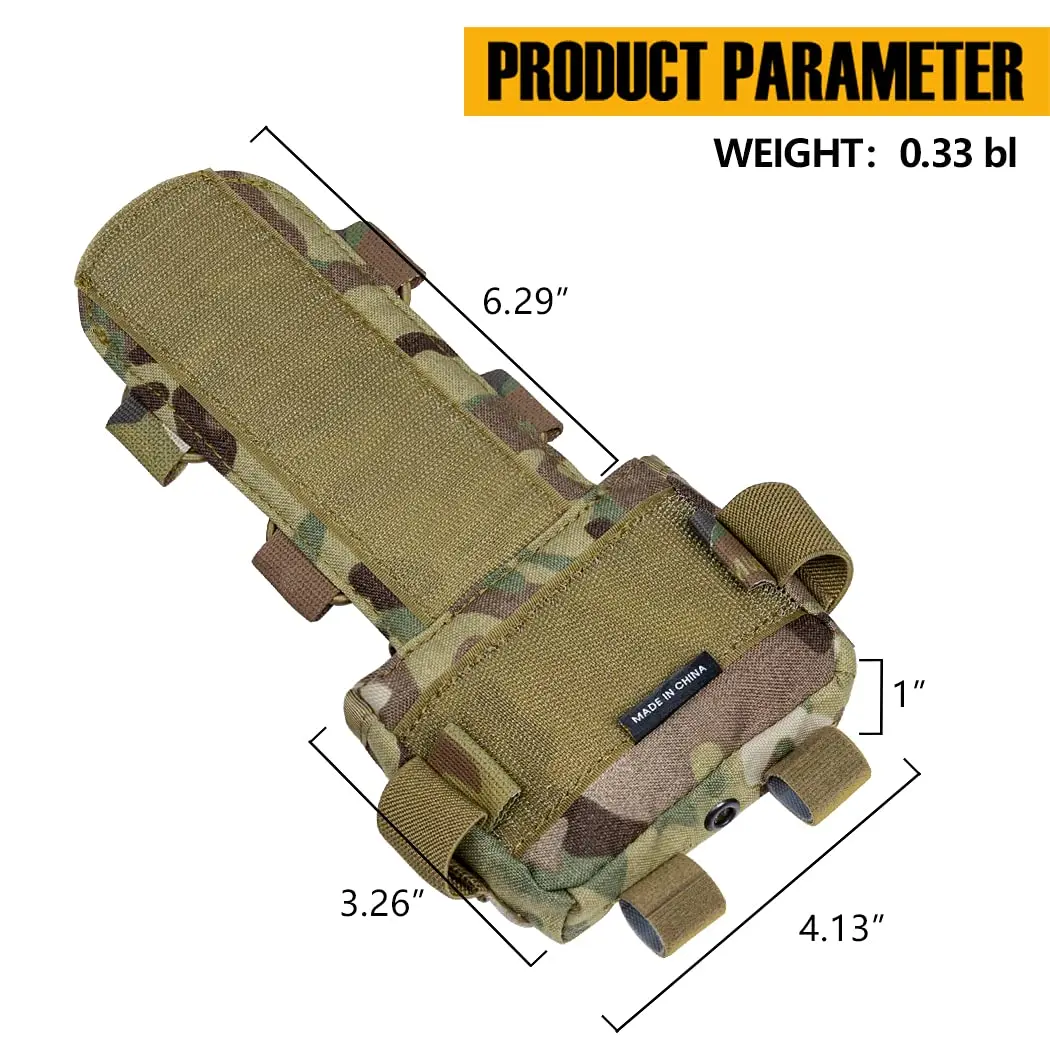 Imagem -06 - Booiu-tactical Capacete Bateria Malote Counterpeso Pouch Mk1 Bateria Equilíbrio Peso Bolsa