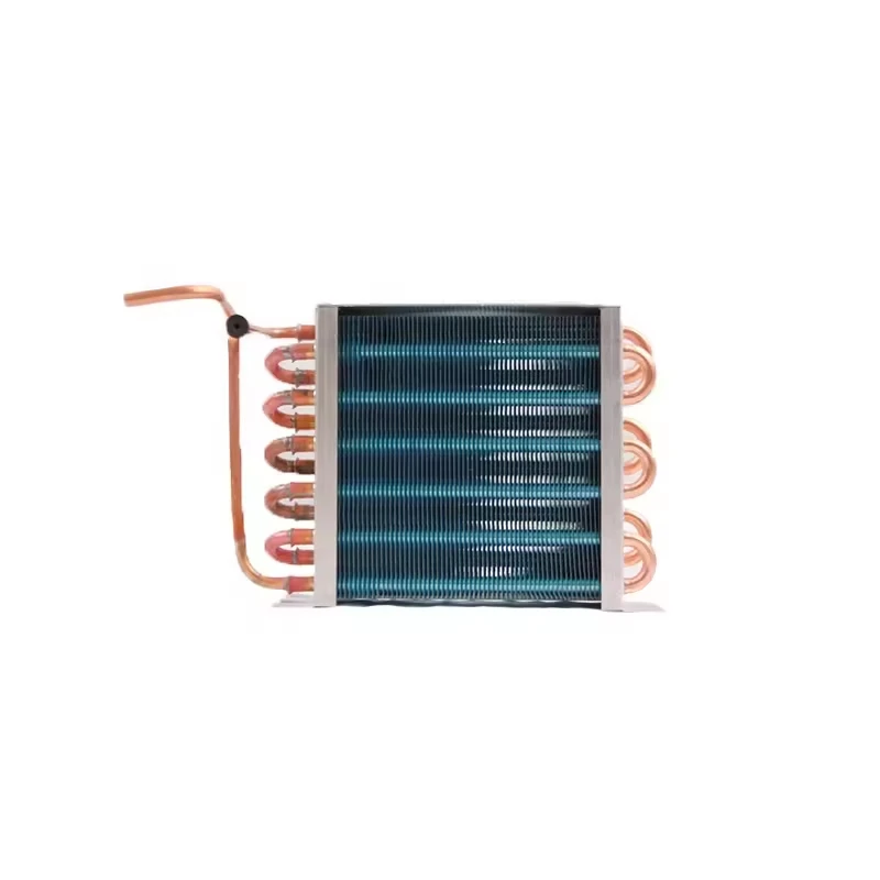 

Small refrigeration equipment Heat exchanger tubes Copper tubes and aluminium fin condenser coils