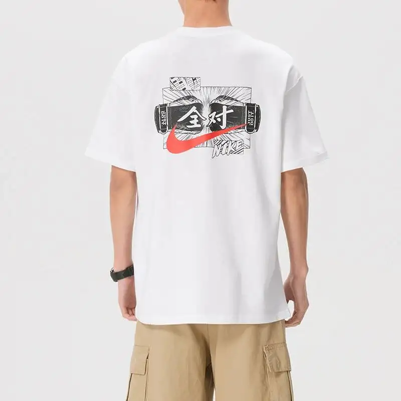 Nike Men's Sportswear Breathable Round-Neck Short-Sleeve T-Shirt For High School And College Entrance Exams Ir7584-100
