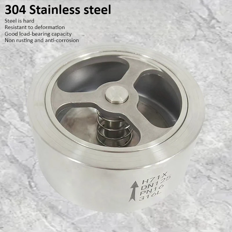 304 Stainless Steel Clamp Check Valve H71W-16P/lift Check Valve