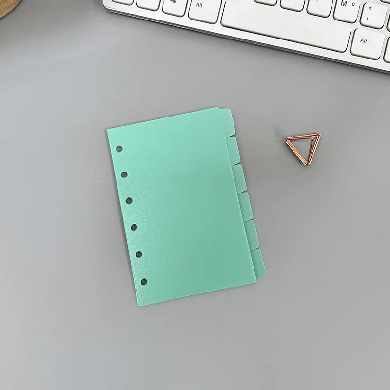 

Пластиковые разделители для ноутбуков A7, индекс вкладки, разделитель предметов для планировщика бюджета, органайзер для журналов, переплетные страницы, сменный блок