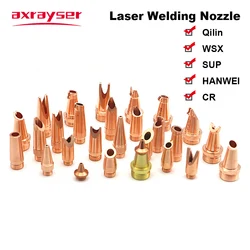 Axrayser Laser Welding Nozzle M8 M10 M11 M16 Mount Thread with Wire Feed for Qilin WSX Sup HANWEI Handheld Welding Gun
