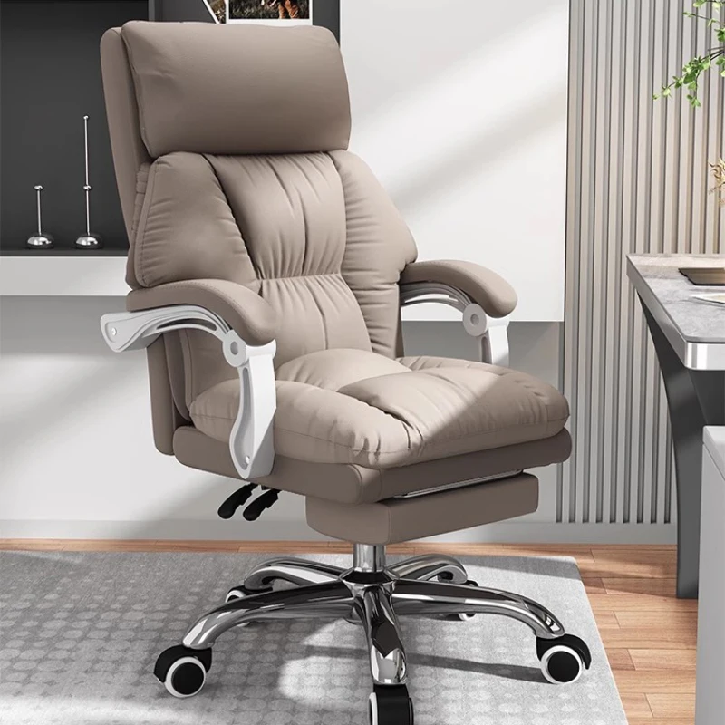 Mobile Recliner Office Chair Playseat Study Luxury Vanity Chair Swivel Comfortable Silla Ergonomica Office Furniture CY50BGY