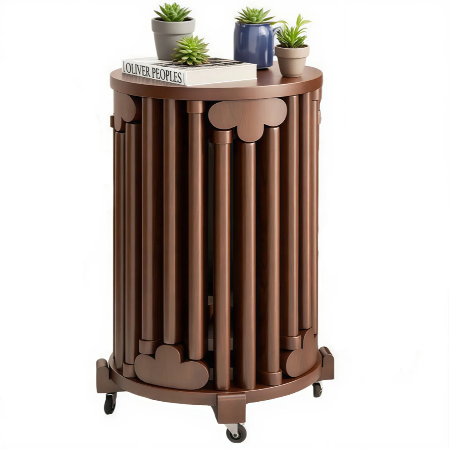 Creative Wooden Dining Stools Stackable Living Room Chairs & Coffee Table Stools for Home Furniture Chair Set