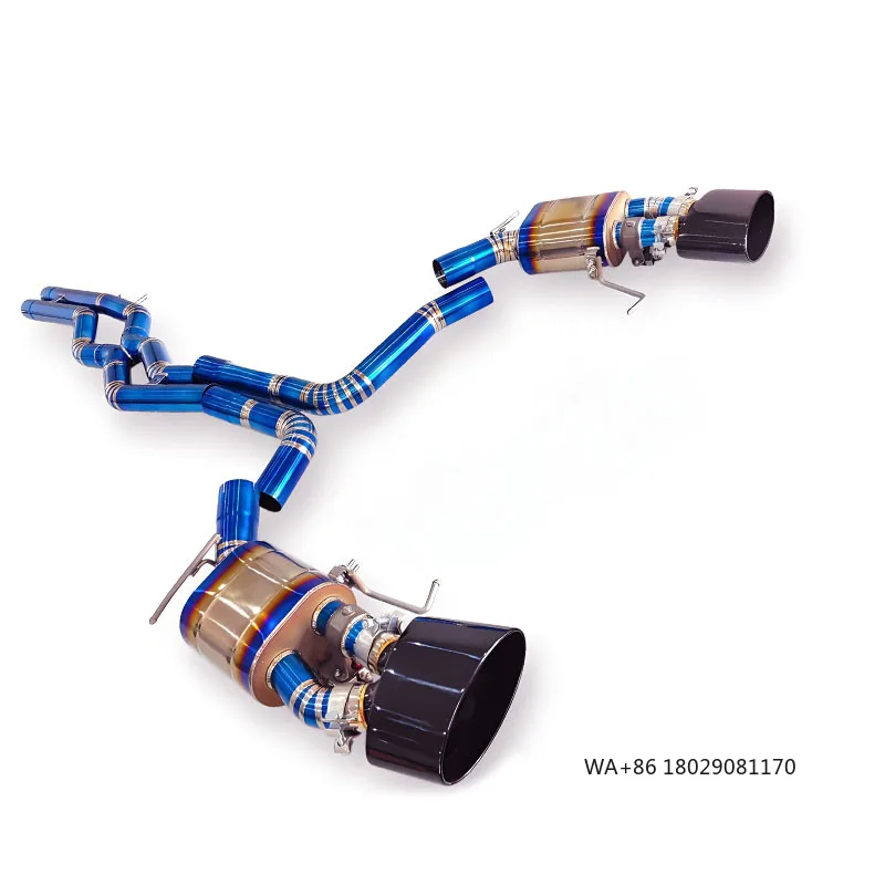 

Выхлопная система SDO Performance Titanium Catback с клапаном Valvetronic для RS6 RS7 V8 4.0T C8 2019-2025, 1 год гарантии, новая