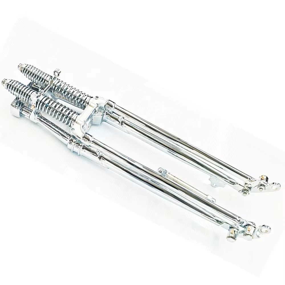 Front Fork 18/20/22/24/26/28, Narrow, Chrome Plated, Black 20 #Steel New Motorcycle Replacement