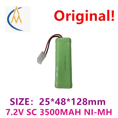 7.2V SC 2500mah Ni MH rechargeable battery full capacity toy remote control vehicle ship model power belt plug durable