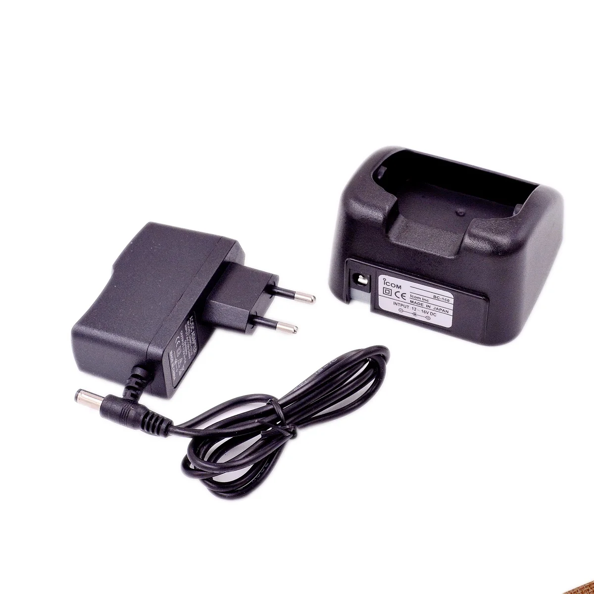 BC160 Fast Rapid Dock Charger & AC plug adapter for ICOM IC F4029SDR F16 IC-F26 F3026 Ham Radio Power Supply Accessory