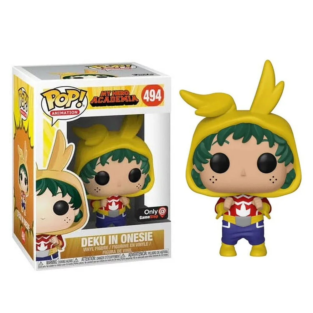 Funko Pop Animation My Hero Academia Deku in Onesie # 494 ديكو # 564 # 596 ألعاب شخصيات الحركة من الفينيل هدايا للأطفال