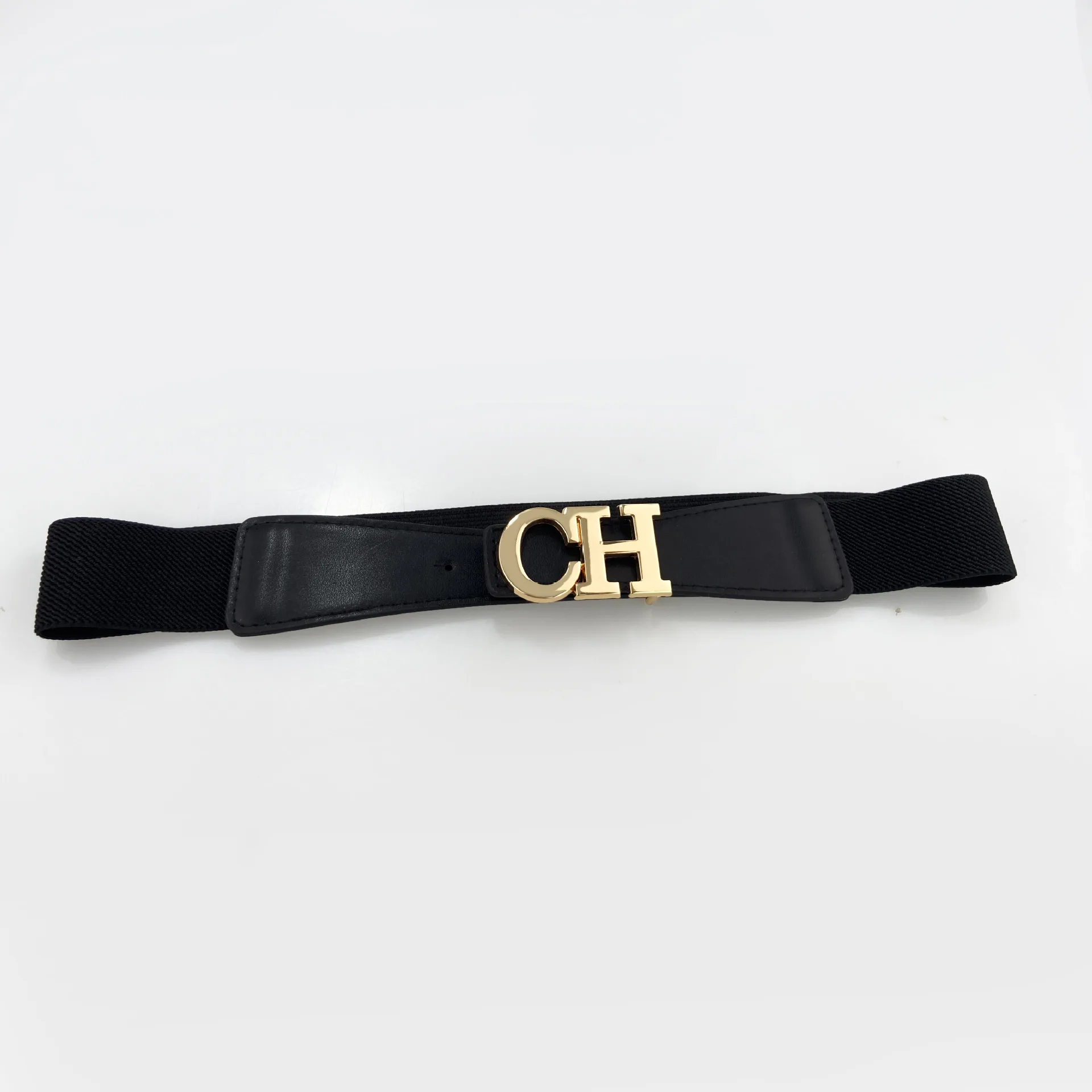 2026 Fashion Business Neutral Waist Alloy Letter Buckle Paired with Suit Pants Windproof Jacket Decoration Women's Waist Belt