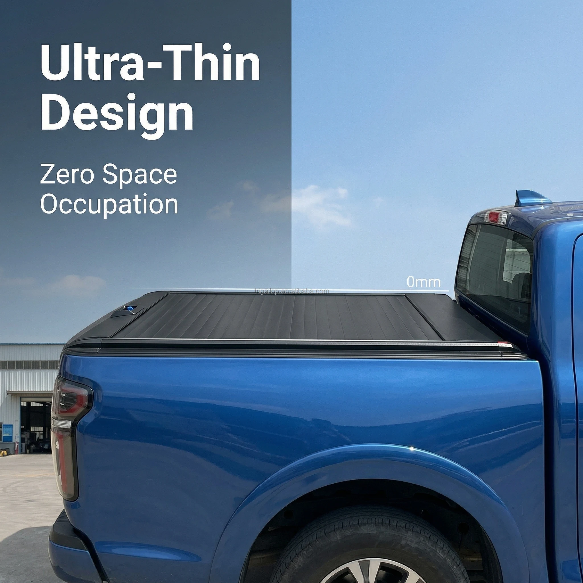 

Dream Car Tri-fold Manual Roll Up Aluminum Alloy Pickup Truck Bed Tonneau Cover For F150 2012-2026