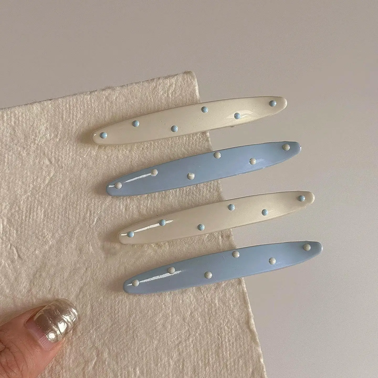 2pairs Elegant Gentle Fashionable Versatile Hairpin Women's Side Bangs Clip Duck Bill Clip Hairpin Clip Headdress