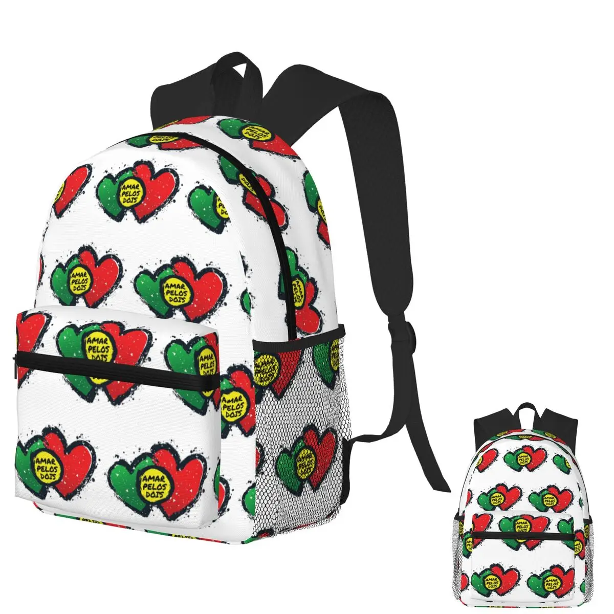 

Amar Pelos Dois - Salvador Sobral - Eurovision 2017 Winner Backpack School Bag Hiking Travel Daypack Bookbag Shoulder Bags