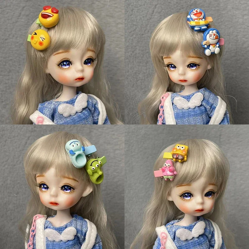 New Cute Hairpin 2 Pieces Doll Accessories Doll Hairpin Creative Hairpin Cartoon Food Series