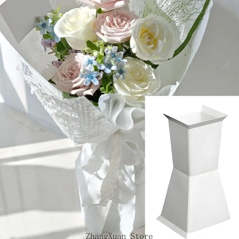 Eleganter Blumenständer aus Kunststoff, perfekt für Hochzeiten und Geburtstage 3XUF – Detail 2