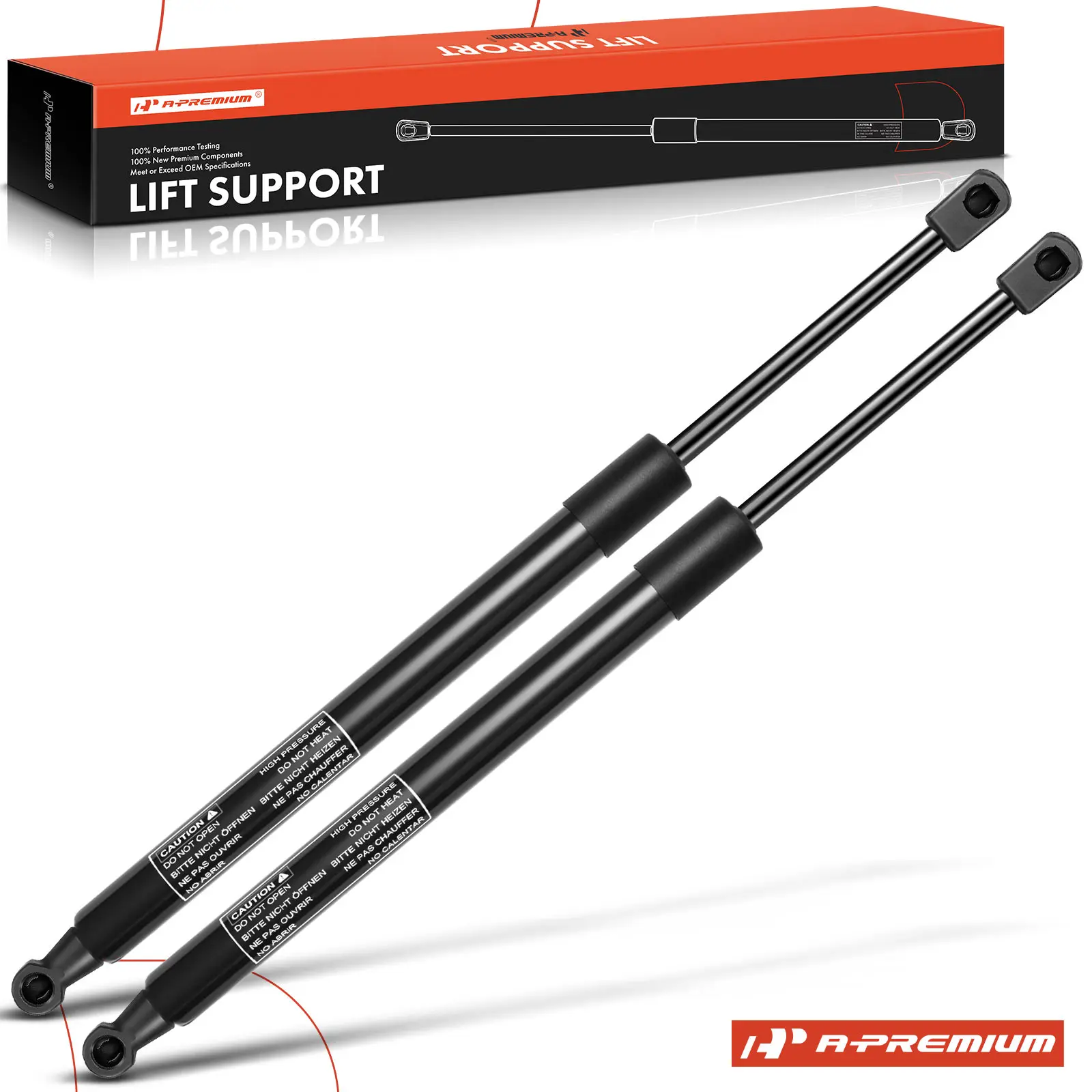 A-Premium 2Pcs Rear Tailgate Lift Supports Shocks Struts for Lexus RX350 RX450h 2010-2012