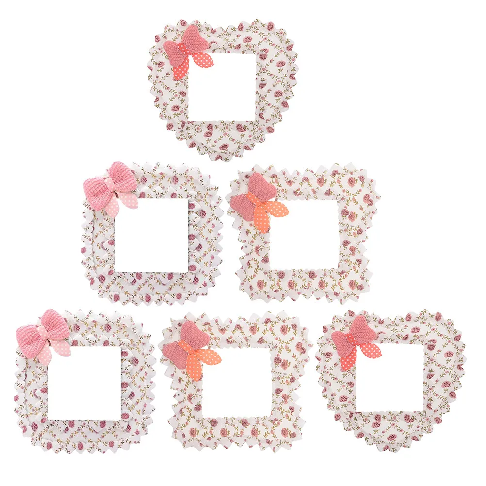 6Pcs Floral Lace Switch Cover Protective Decor for Bedroom Bathroom Living Room Decorative Outlet Stickers Flower Outlet Cover