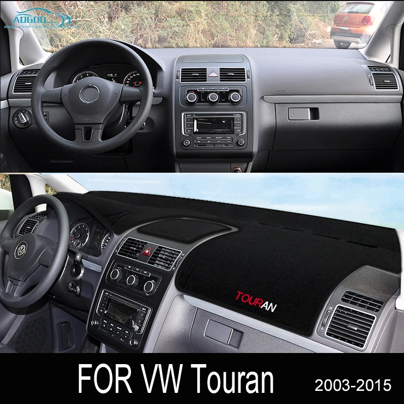 Tappetino antiscivolo tappetino per cruscotto parasole Dashmat accessori per VW Touran MK1 2003-2015 2004 2005 2010 2011 2012