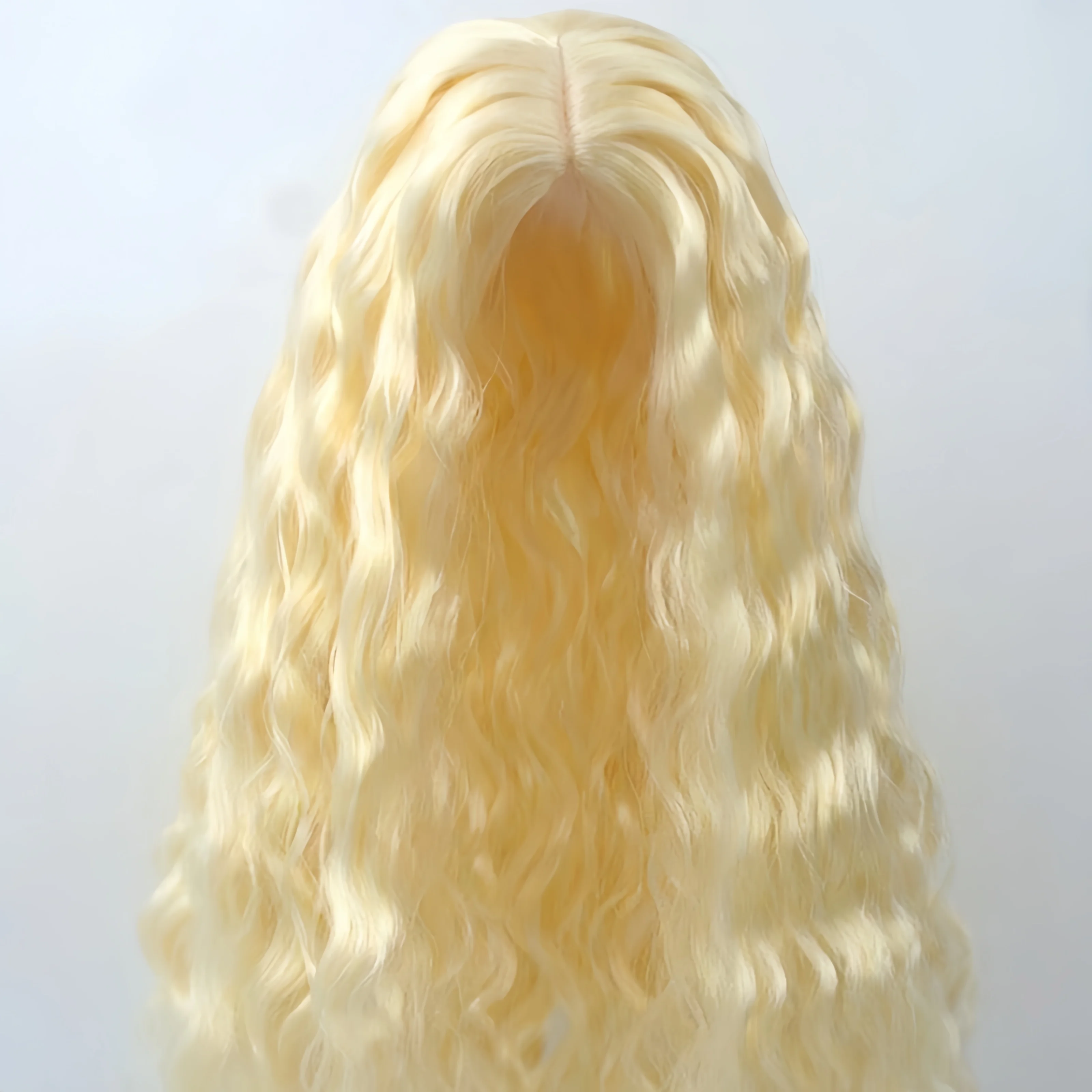 JD862 Long Girlish Sauvage Wave Mid Parting Mermaid Curly Doll Wigs 1/8 1/6 1/4 1/3 Pullip Blythes Soft Fiber BJD Hair