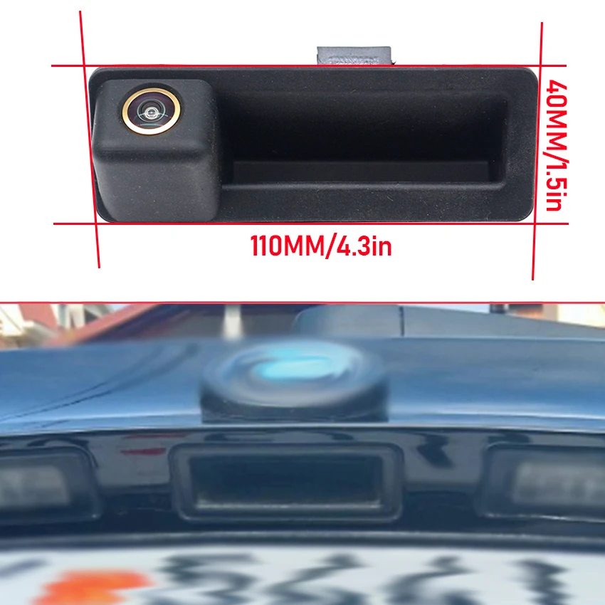1080x720P 170° Golden Car Rear View Camera For BMW E60 E39 E90 E82 E61 X1 E84 X5 E70 E92 E91 3/5 Series E88 E93 X6 Night Vision