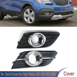 Car Left Right Front Bumper Fog Light Cover Fog Lamp Decoration Trim Frame For Buick Encore For Opel Mokka 2013 2014 2015 2016