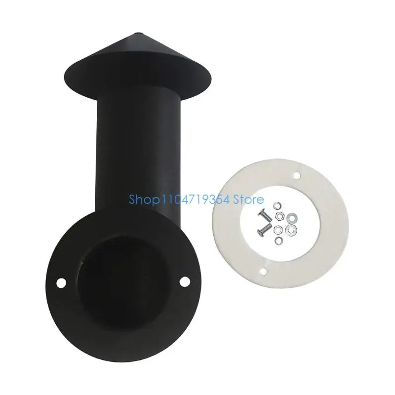 0XLD Wear Resistant Utility Chimney and Cap Kits Pellet Grill Smoked Stack Replacement