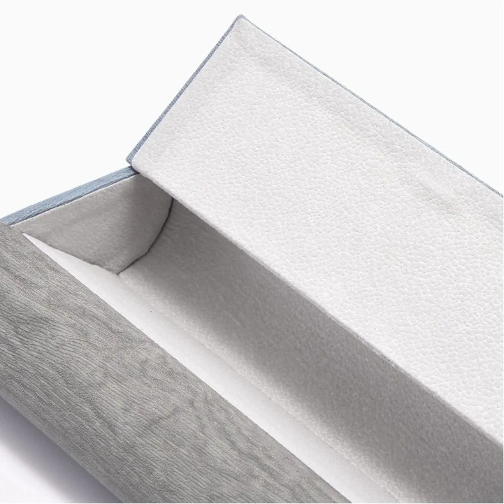 Double Layer Double Eyeglasses Case Large Capacity PU Leather Eyeglasses Holder Waterproof Scratch Resistant Glasses Case Women